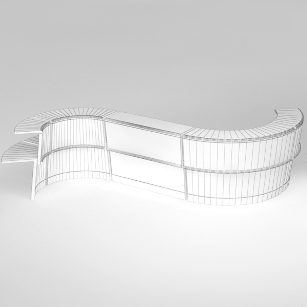 3d model of counter