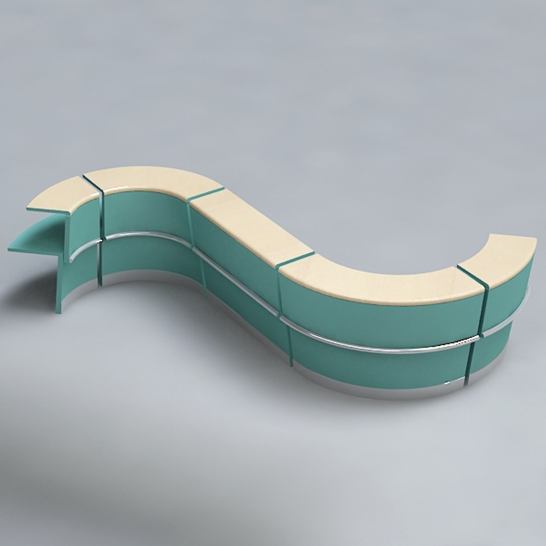 3d model of counter