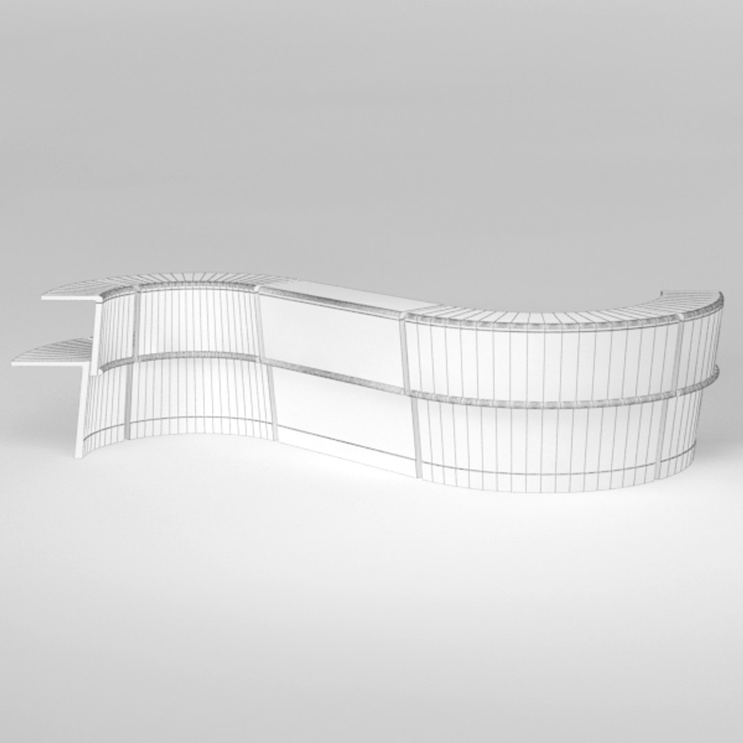 3d model of counter