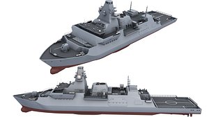 Type 26 Frigate 3D model