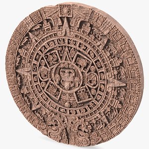 3D Mayan Calendar model