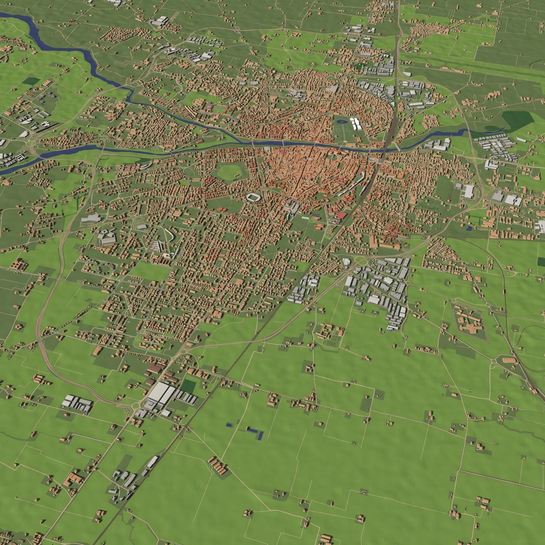 3D Parma Italy - City And Urban Model - TurboSquid 2339065