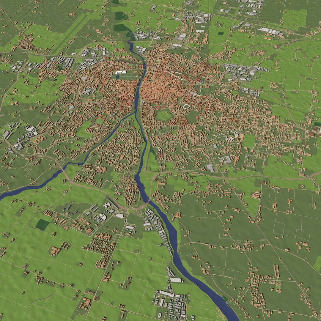 3D Parma Italy - City And Urban Model - TurboSquid 2339065