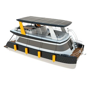 3D Catamaran Bombus 45 Concept