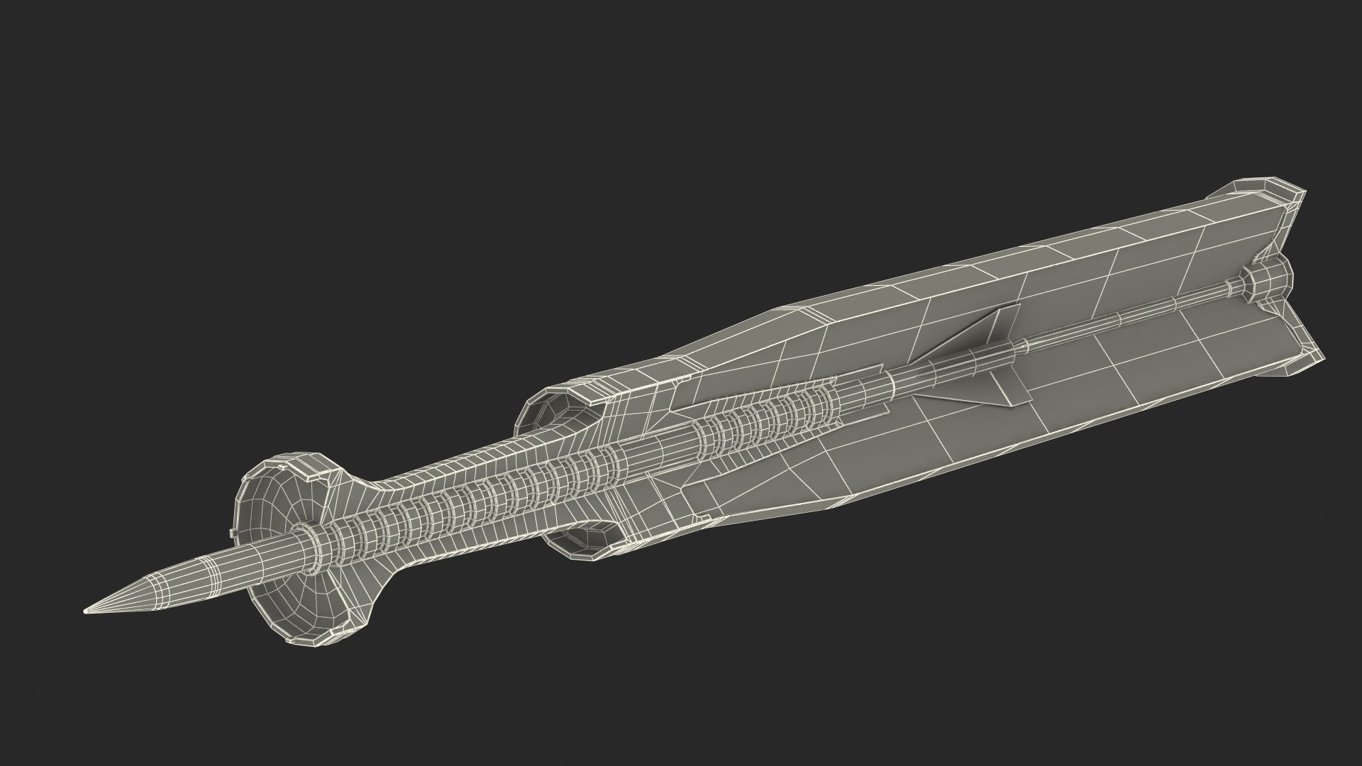 Kinetic Action Projectile In Section 3D - TurboSquid 2224922