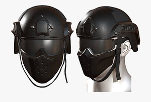 3D helmet sci model