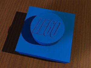 3d lego brick