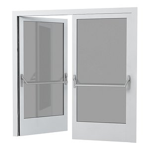 hotel double glass 3d max