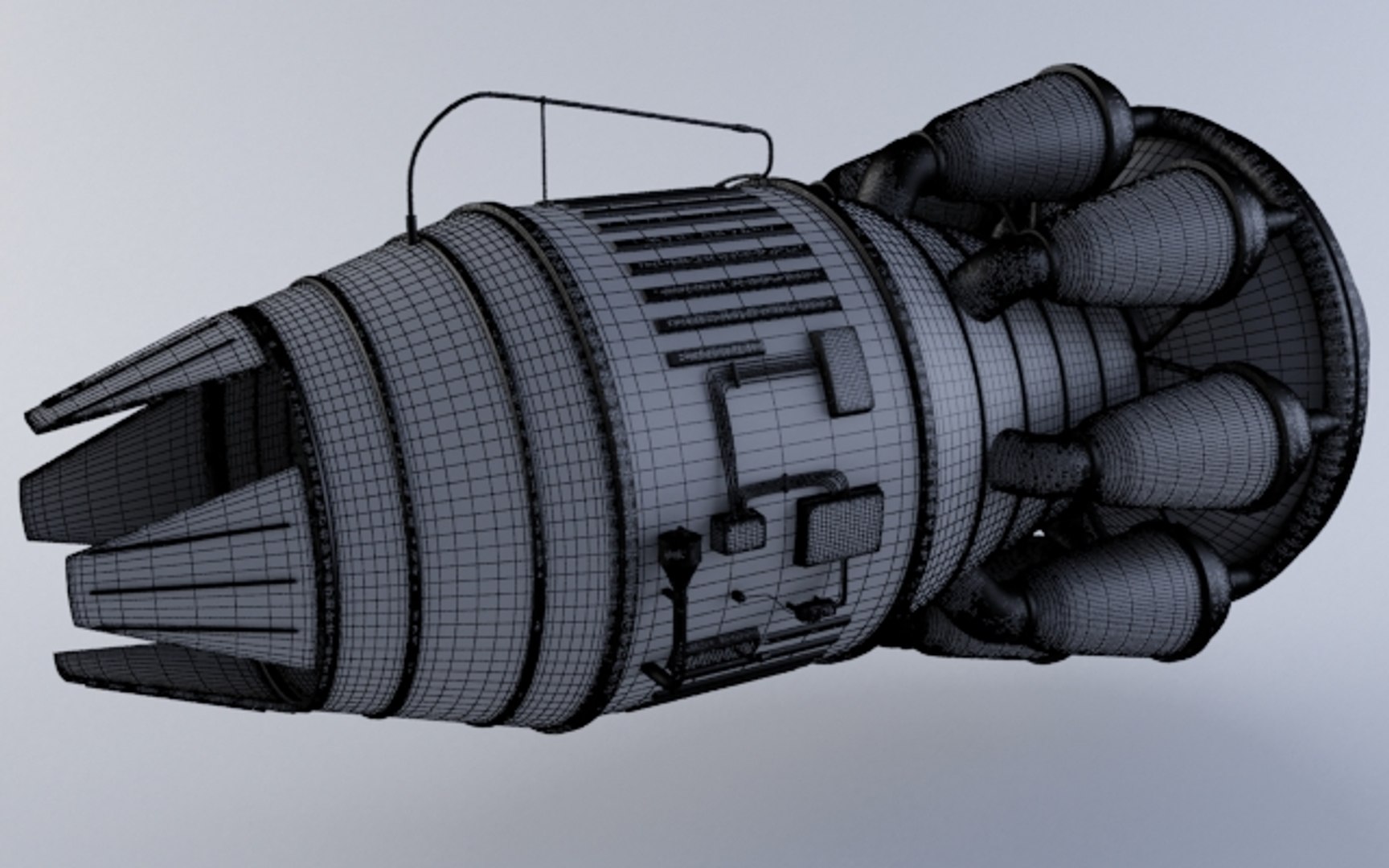 jet engine mkiii 3d max