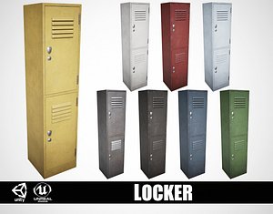 School Gym Locker Half
