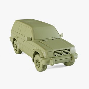 Mitsubishi Pajero 1991 3D model
