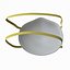 n95 mask coronavirus 3D model
