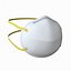 n95 mask coronavirus 3D model