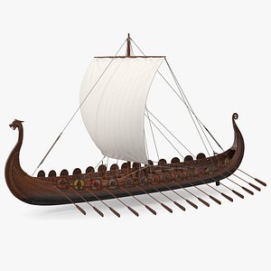 Viking Drakkar Sail Raised