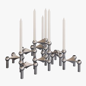 nagel candleholders 3D model