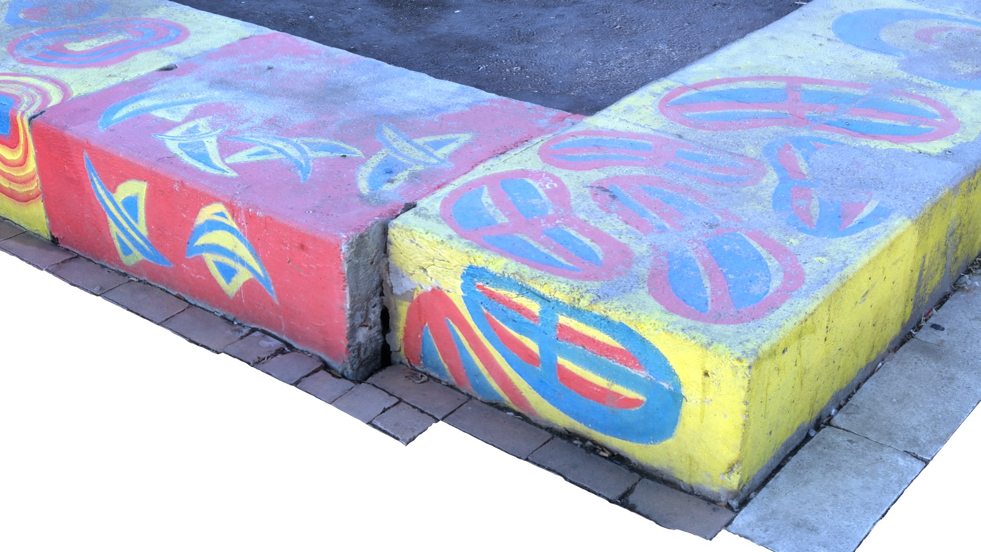 3D Concrete Bench Scanned Model TurboSquid 2023967