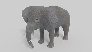 animation elephant 3D model
