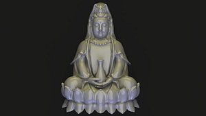 3D Buddha God 3dm Model model
