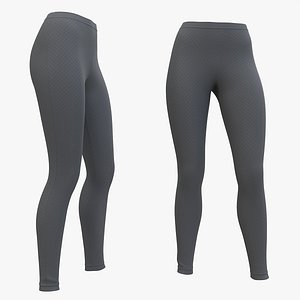 High Waisted Leggings for Women Gray