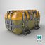 Detailed Sci Fi Container