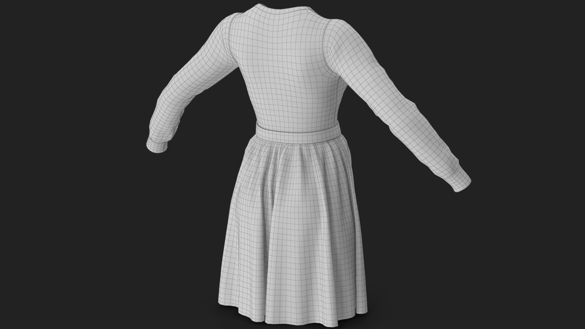 Dress Black with Belt 3D https://p.turbosquid.com/ts-thumb/sa/ydFDWj/Ra/wireframe_04/jpg/1753772032/1920x1080/fit_q87/49a12e1d1cd46e17dc398aa13256769cd9091849/wireframe_04.jpg