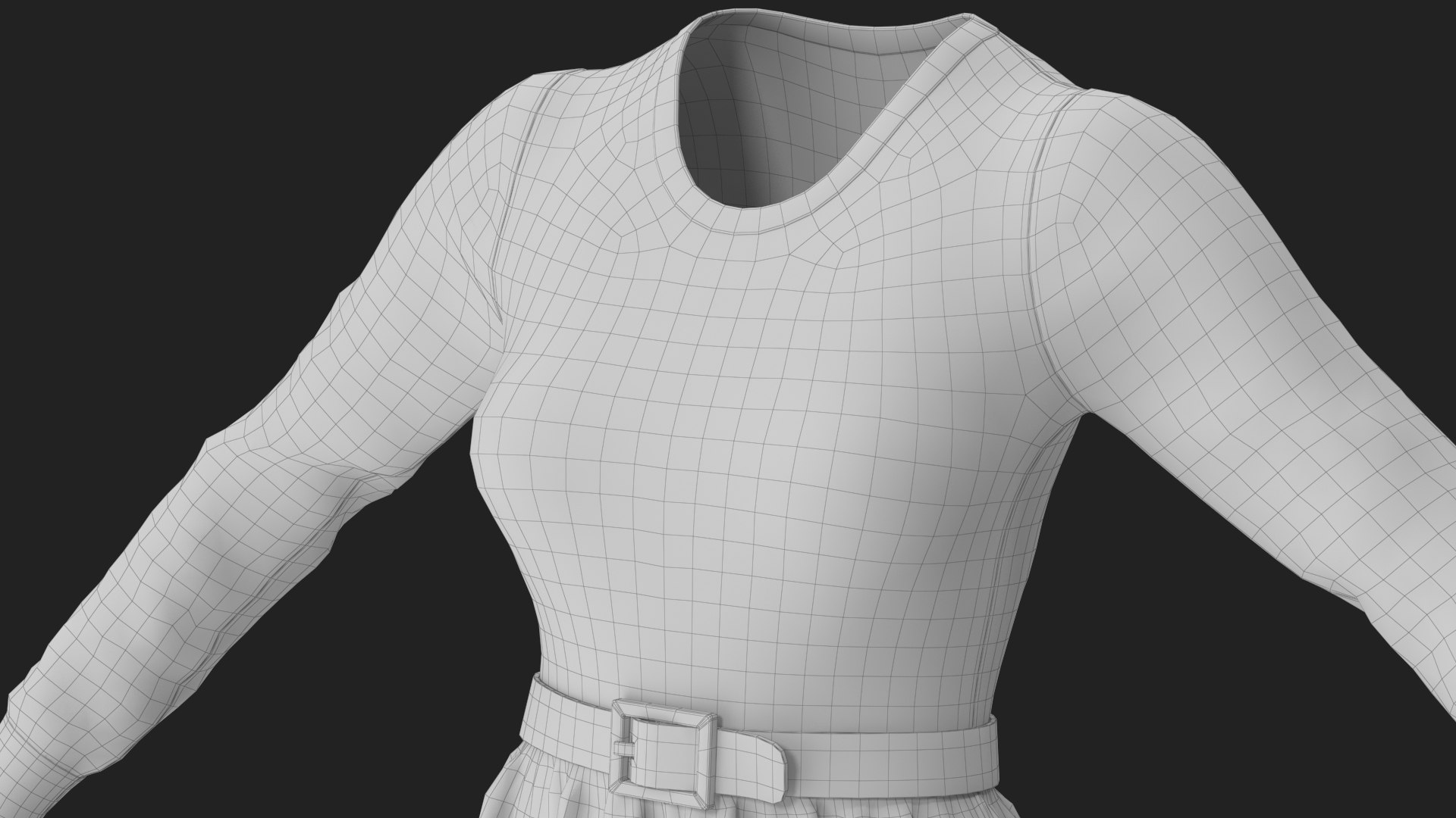Dress Black with Belt 3D https://p.turbosquid.com/ts-thumb/sa/ydFDWj/g4/wireframe_10/jpg/1753772066/1920x1080/fit_q87/6420a5ddaa59b3c97c62cdf78a8ca93b1e3bee0e/wireframe_10.jpg
