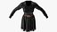 Vestido negro con cinturón
