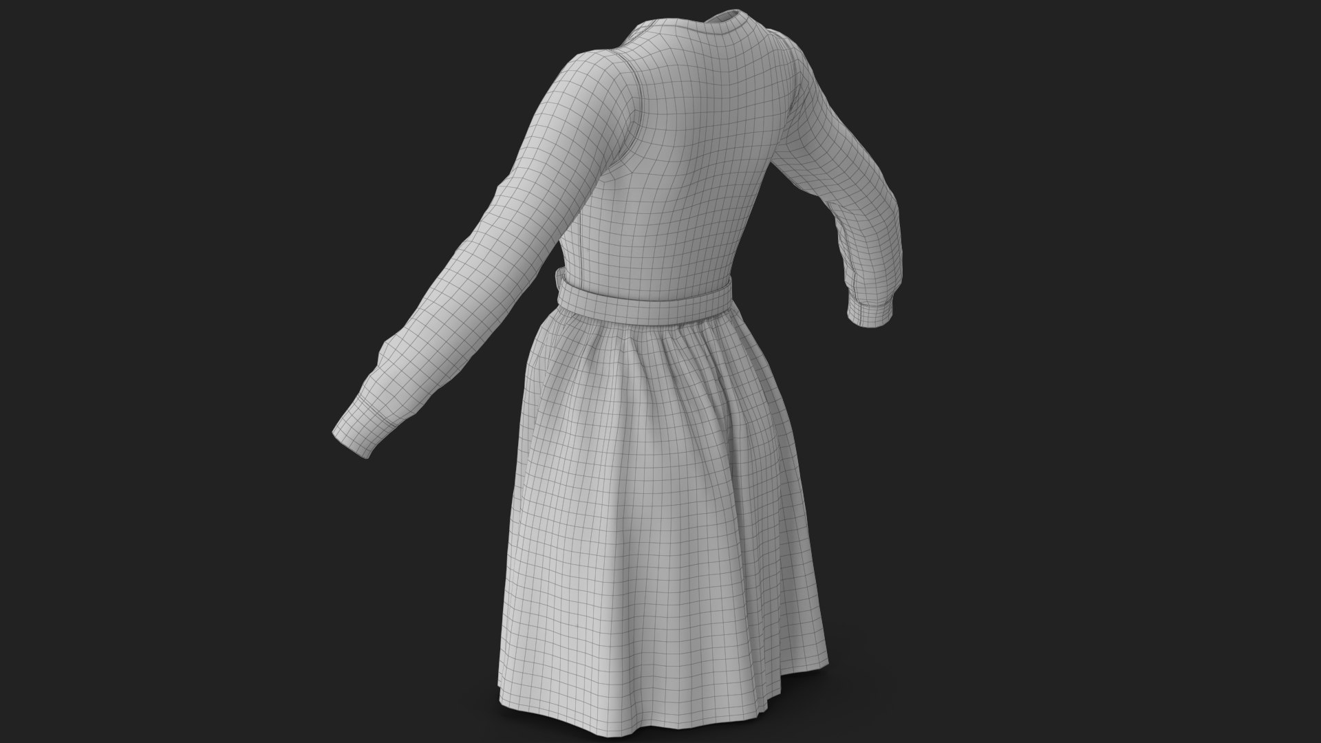 Dress Black with Belt 3D https://p.turbosquid.com/ts-thumb/sa/ydFDWj/rC/wireframe_05/jpg/1753772027/1920x1080/fit_q87/40307809b53a68e31e506f3570d7a5bc72e6cecc/wireframe_05.jpg