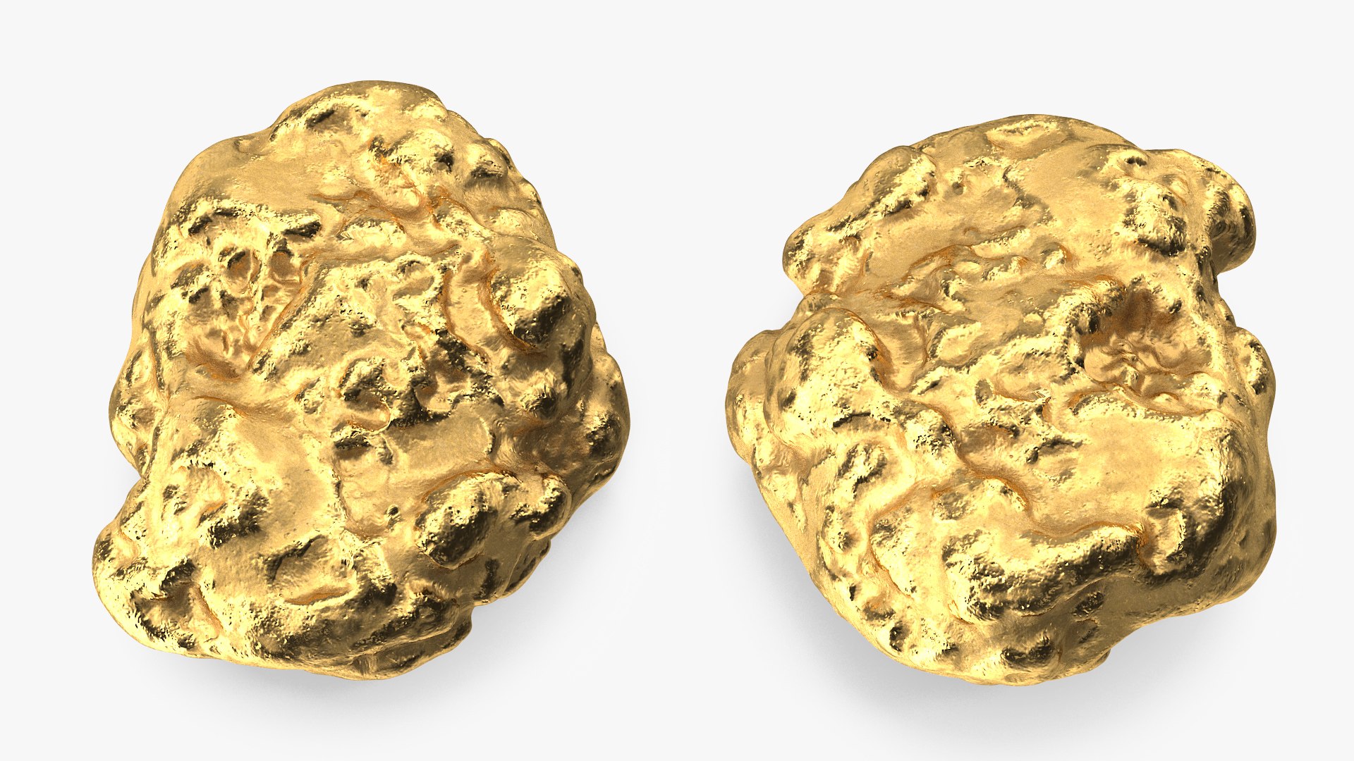Gold Mineral 3D model preview
