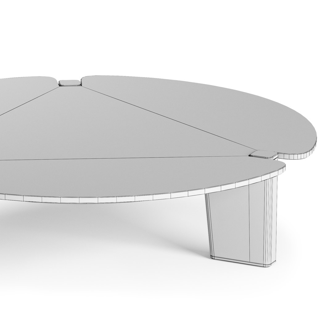 3D model MINOTTI Jacob coffee tables TurboSquid 2162533