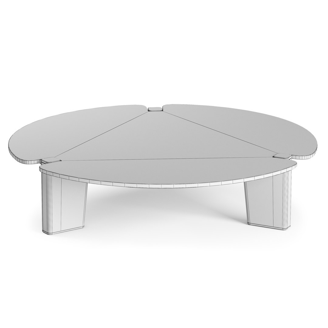3D model MINOTTI Jacob coffee tables TurboSquid 2162533