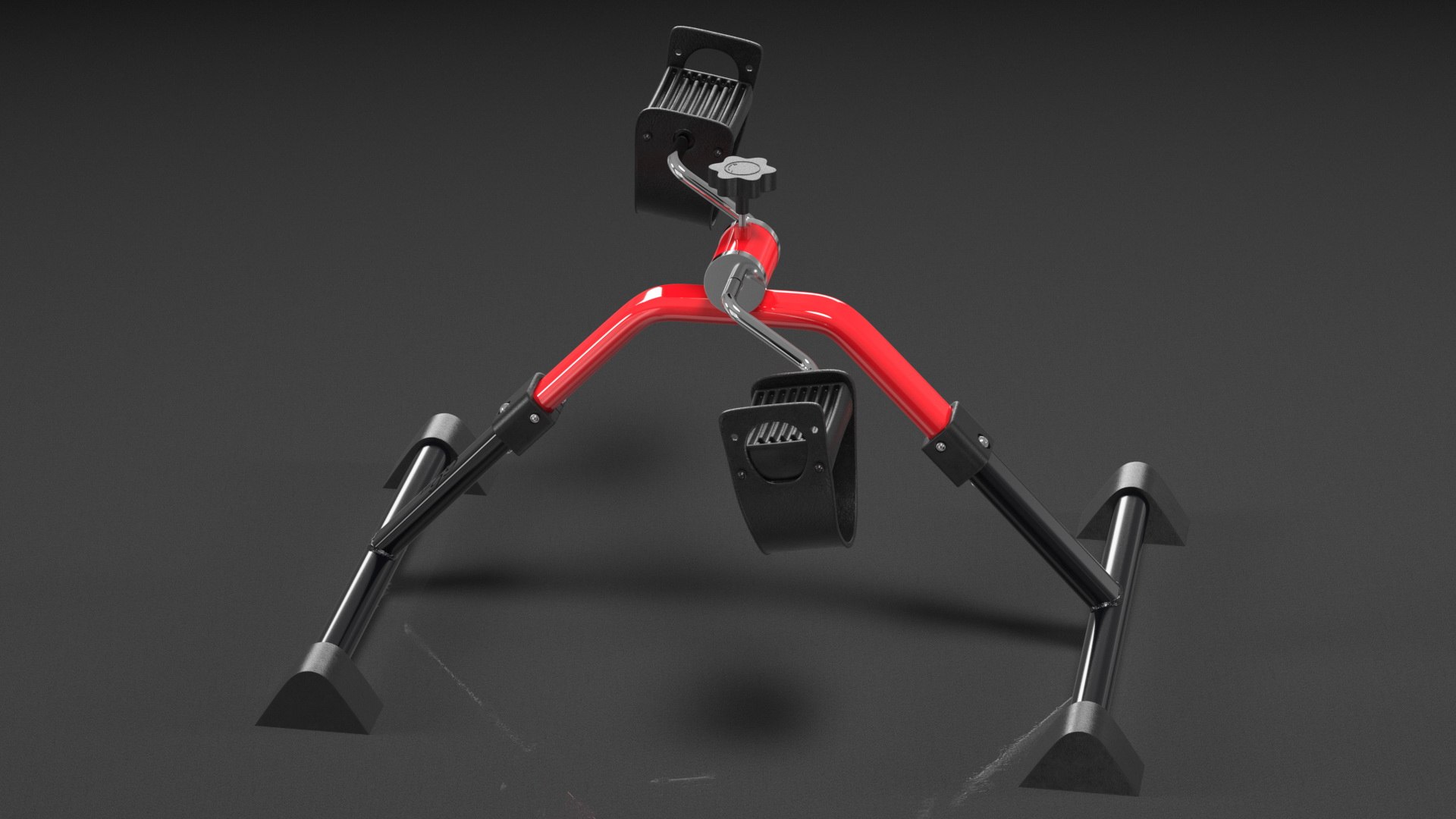 3D Folding Pedal Exerciser 66fit Red - TurboSquid 1816847