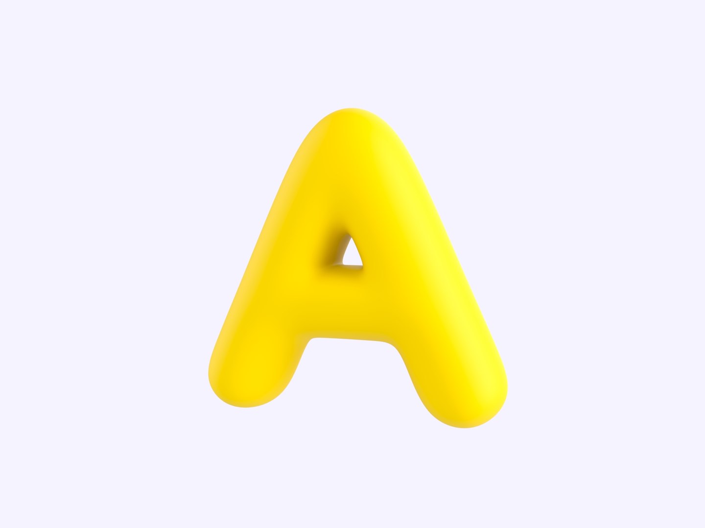 A Alphabet 3D Model - TurboSquid 2302199