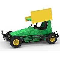 BriSCA Micro Formula 2 Stock Car Scale 1 to 16