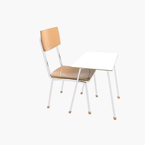 3D table and chair