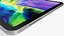 3D realistic apple ipad pro model