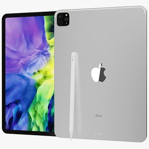 3D realistic apple ipad pro model