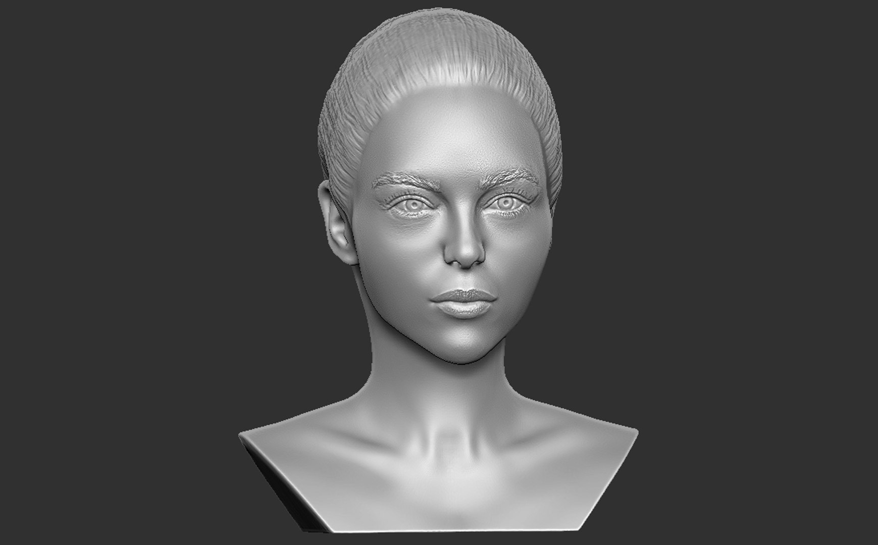 Bust Woman Printing 3D Model - TurboSquid 1657437