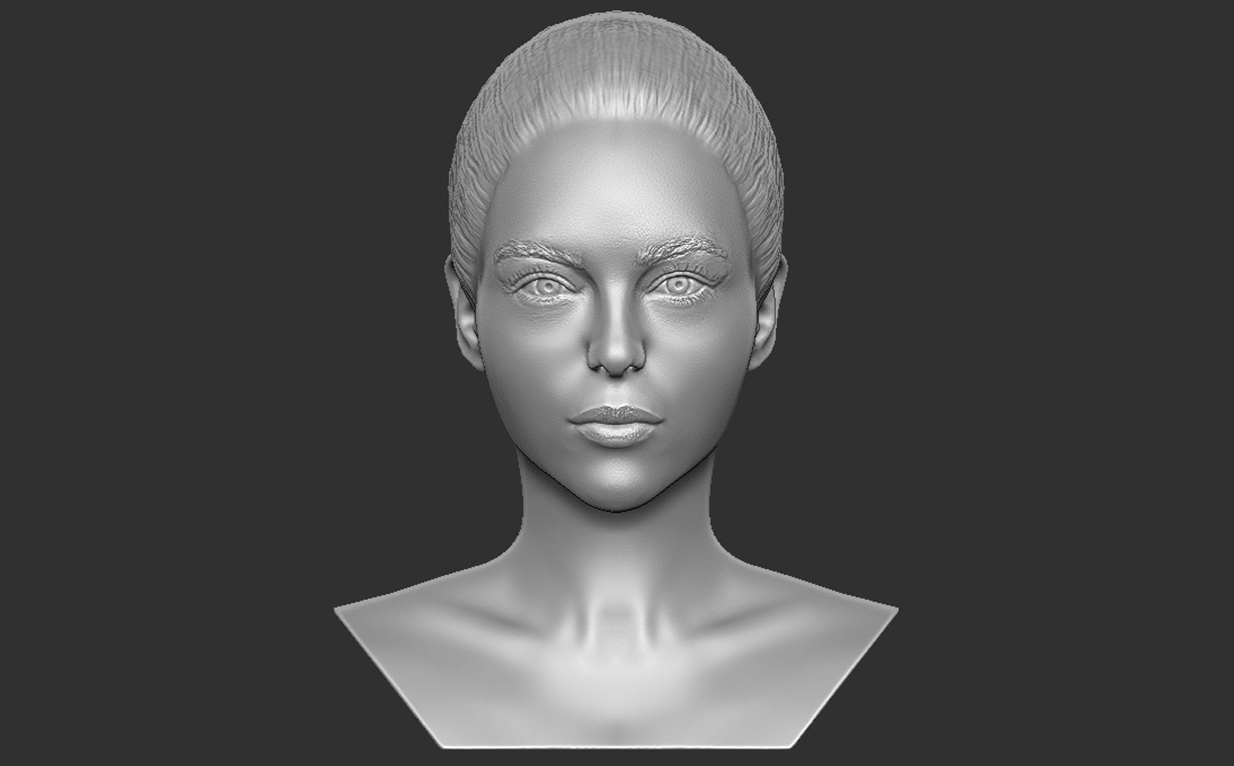 Bust Woman Printing 3D Model - TurboSquid 1657437