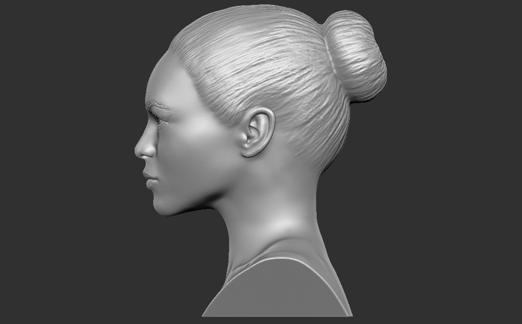 Bust Woman Printing 3D Model - TurboSquid 1657437