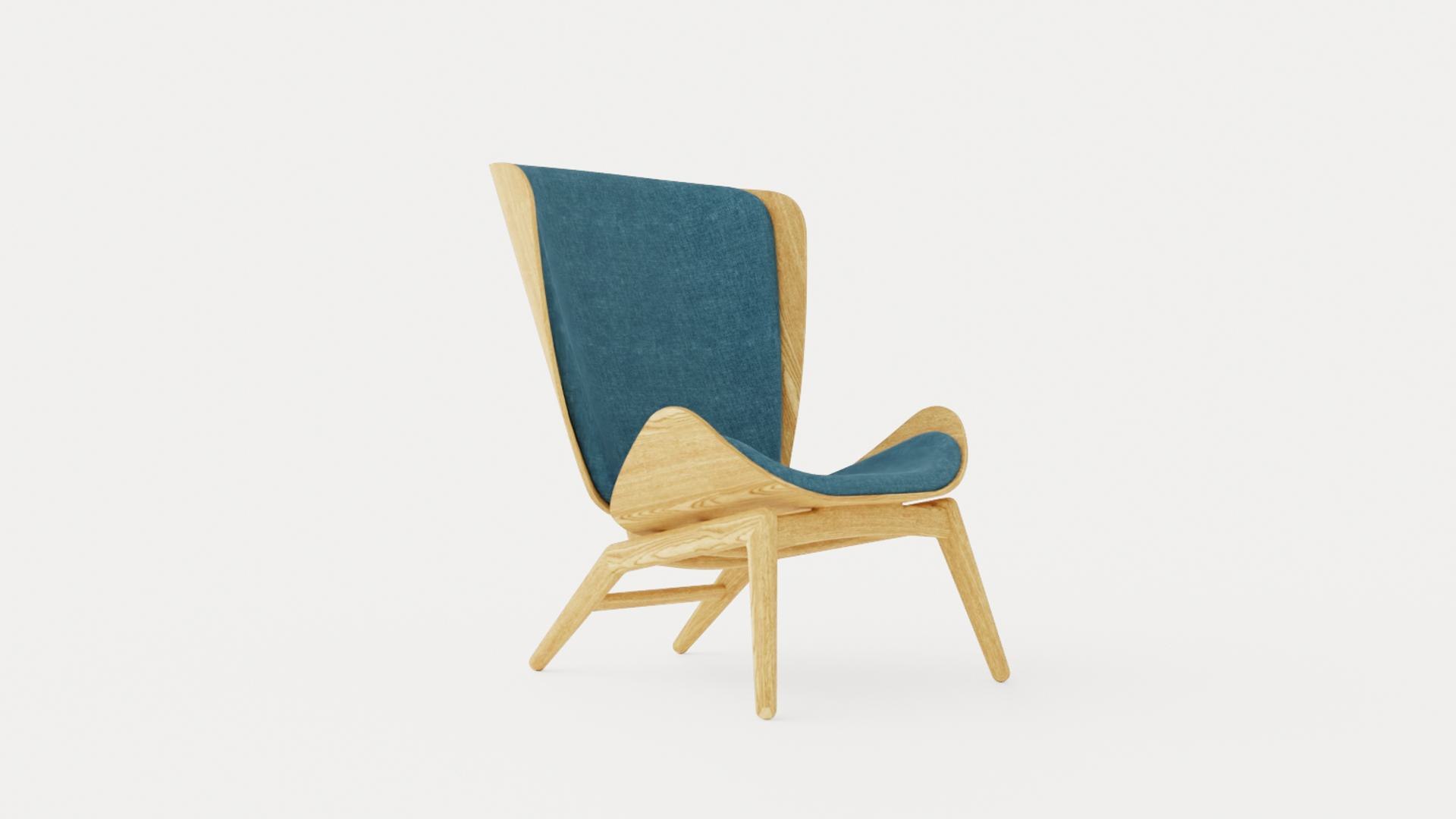 3D Model The Reader Wing Chair - TurboSquid 2250620