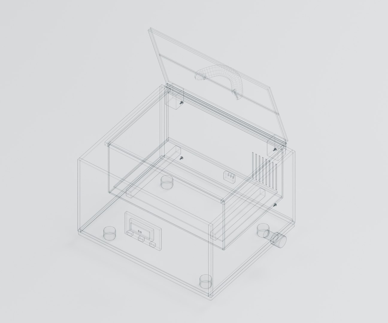 Stainless Laboratory Water Bath with Hinged Lid model https://p.turbosquid.com/ts-thumb/sb/QEI1dR/HV/06_wire/jpg/1790990517/1920x1080/fit_q87/58e1a77d00d4c270497893c8697bc3b089862334/06_wire.jpg