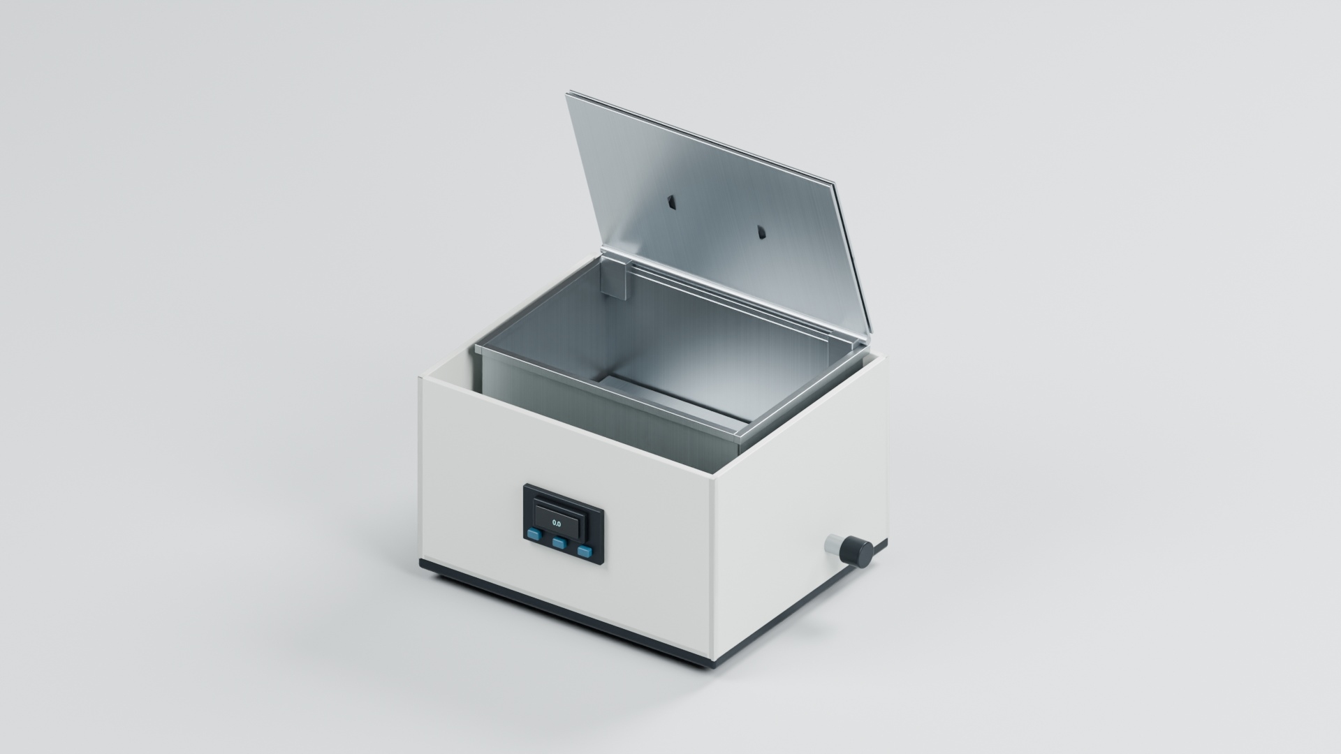 Stainless Laboratory Water Bath with Hinged Lid model https://p.turbosquid.com/ts-thumb/sb/QEI1dR/mE/turntable/jpg/1790990518/1920x1080/turn_fit_q99/50a383e436d392822a505b4f6c5fe1485b944c71/turntable-1.jpg