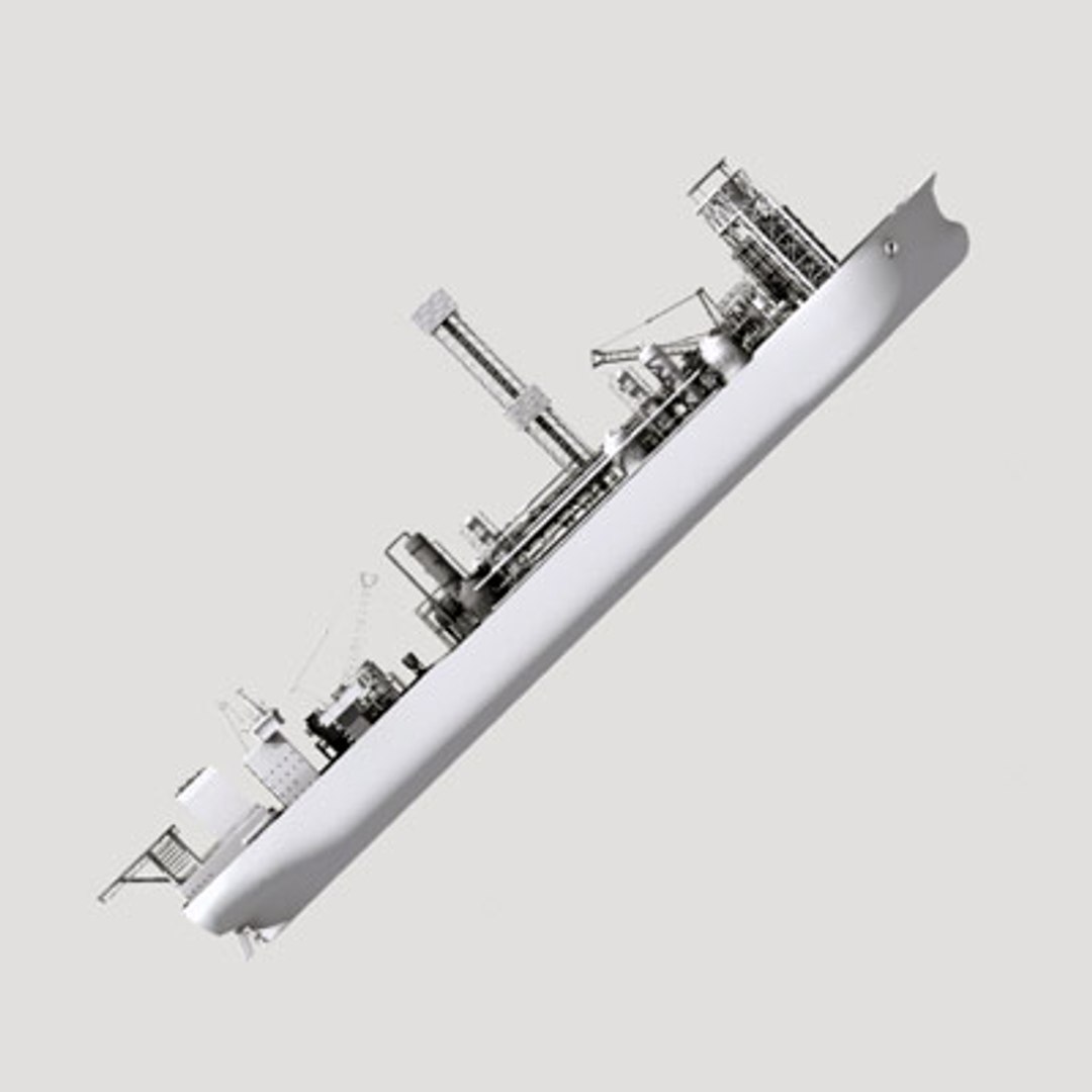 Fpso Drill Ship 3d Model