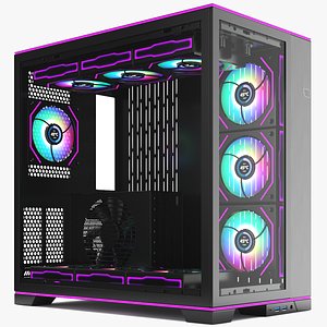 Detailed Empty Computer Tower 3D