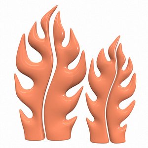 3D Abstract sculpture M129 model