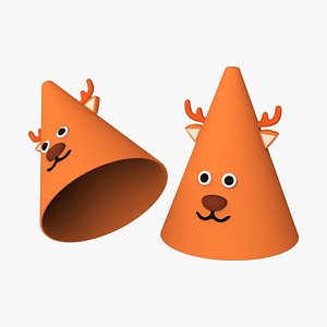 Funny Animal Deer Birthday Hats for Childrens
