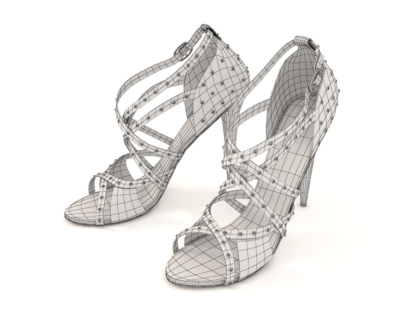 3D women shoe - TurboSquid 1702433