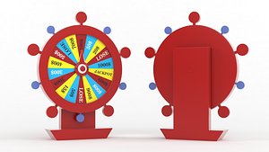 Wheel of Fortune 3D model