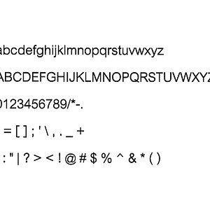 3d model cordia new font cg